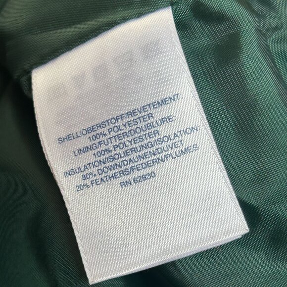 Lands' End Womens Plaid Quilted Down Zippered Mock Neck Puffer Vest Medium 10-12 - Picture 4 of 10